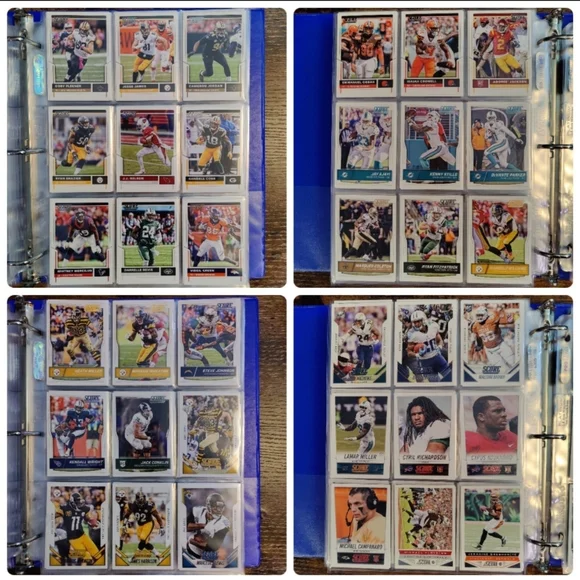 Panini Donruss Football Card Collection In Collector's Album Stars-RC 40 Pages